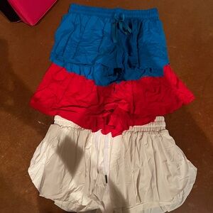 Colorful Athletic Shorts Set